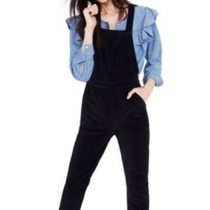 Madewell Velvet Overalls
